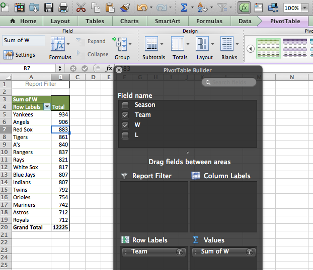 Getting started with pivot tables in excel
